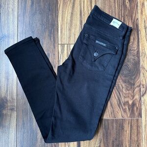 New sz 27 Hudson Lilly Midrise Ankle Skinny Jeans Black